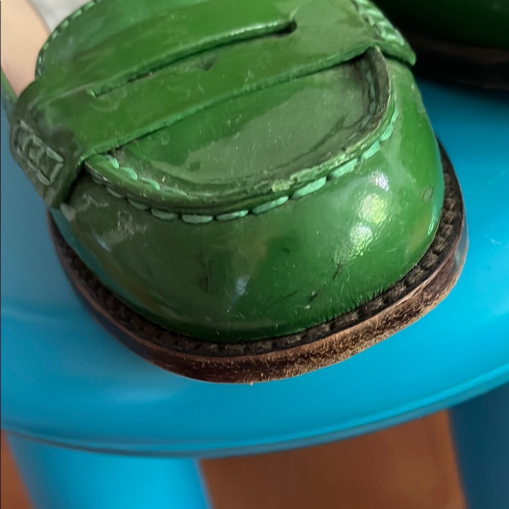 Marc By Marc Jacobs Glossy Green Flats - Picture 3 of 7